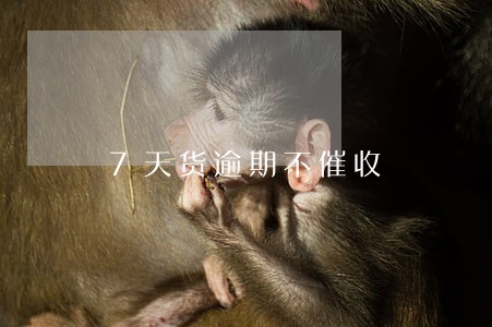 7天货逾期不催收 7天货逾期不催收