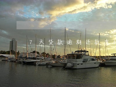 7天贷款逾期还款有什么费用 7天贷款逾期还款有什么费用