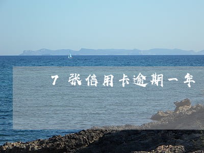 7张信用卡逾期一年 7张信用卡逾期一年