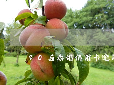 90后未婚信用卡逾期没钱还 90后未婚信用卡逾期没钱还