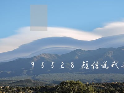 95528短信说我逾期 95528短信说我逾期