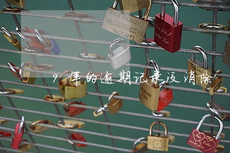 9年的逾期记录没消除 9年的逾期记录没消除