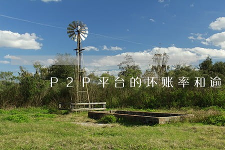 P2P平台的坏账率和逾期率 P2P平台的坏账率和逾期率