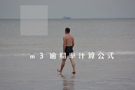 m3逾期率计算公式