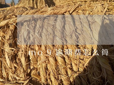 mo9逾期费怎么算 mo9逾期费怎么算