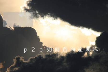 p2p如何查询逾期标 p2p如何查询逾期标