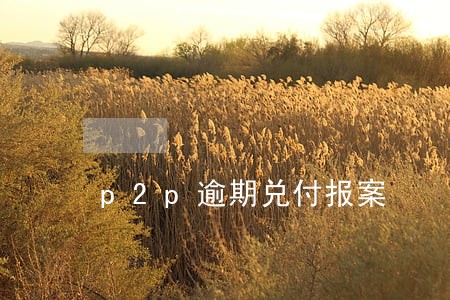 p2p逾期兑付报案 p2p逾期兑付报案