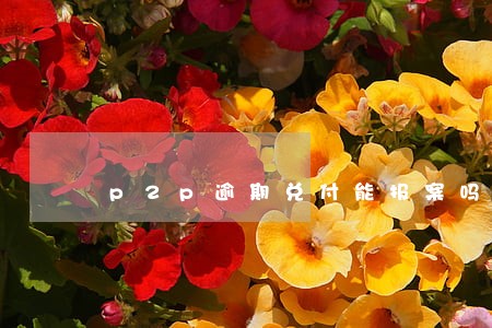 p2p逾期兑付能报案吗 p2p逾期兑付能报案吗