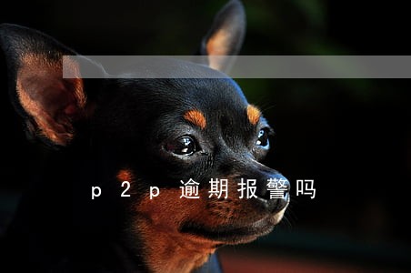 p2p逾期报警吗 p2p逾期报警吗