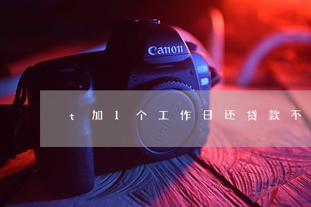t加1个工作日还贷款不算逾期 t加1个工作日还贷款不算逾期