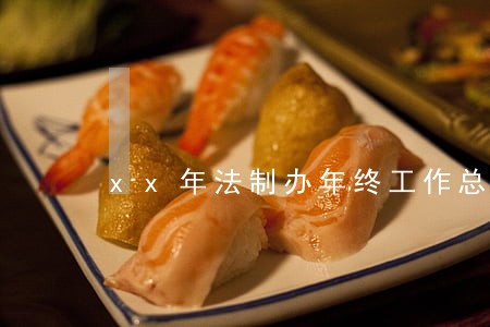 xx年法制办年终工作总结 xx年法制办年终工作总结