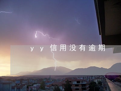 yy信用没有逾期