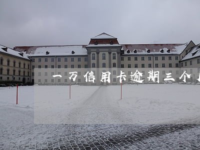 一万信用卡逾期三个月要还多少钱 一万信用卡逾期三个月要还多少钱