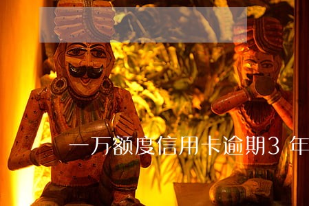 一万额度信用卡逾期3年 一万额度信用卡逾期3年