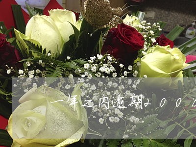 一年之内逾期200次 一年之内逾期200次