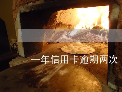 一年信用卡逾期两次 一年信用卡逾期两次
