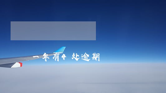 一年有4处逾期 一年有4处逾期