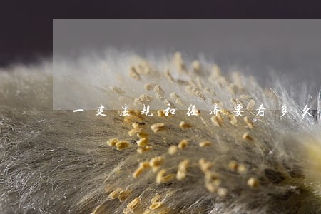 一建法规和经济要看多久 一建法规和经济要看多久