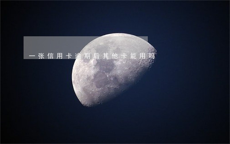 一张信用卡逾期后其他卡能用吗