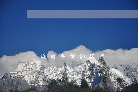 一抵的车诉讼过户 一抵的车诉讼过户