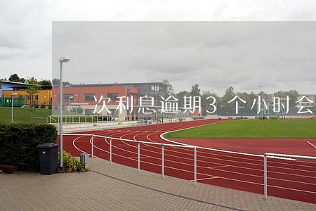 一次利息逾期3个小时会上征信吗 一次利息逾期3个小时会上征信吗