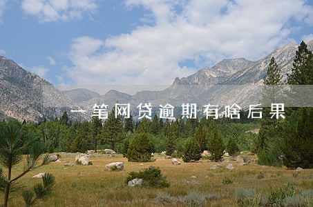 一笔网贷逾期有啥后果 一笔网贷逾期有啥后果