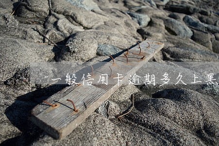 一般信用卡逾期多久上黑名单 一般信用卡逾期多久上黑名单