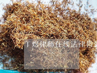 丁煜律师在线法律咨询 丁煜律师在线法律咨询