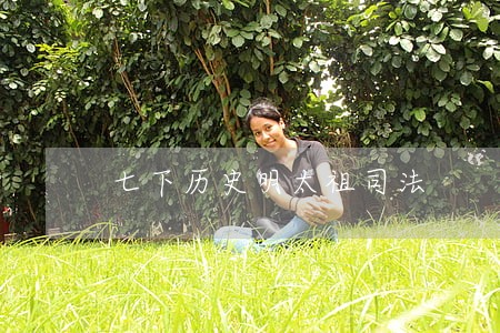 七下历史明太祖司法 七下历史明太祖司法