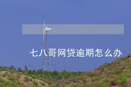 七八哥网贷逾期怎么办 七八哥网贷逾期怎么办
