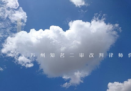 万州知名二审改判律师价格 万州知名二审改判律师价格