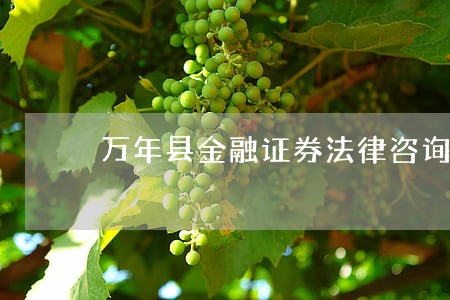 万年县金融证券法律咨询热线 万年县金融证券法律咨询热线