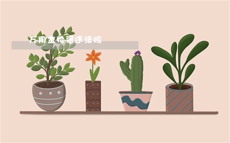 万用金投资违法吗