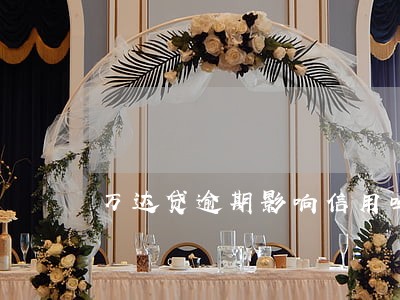 万达贷逾期影响信用吗 万达贷逾期影响信用吗