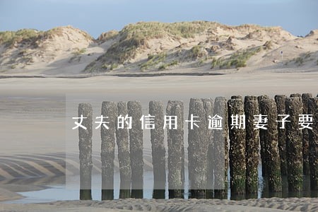 丈夫的信用卡逾期妻子要连带