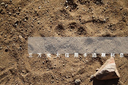 三万光大信用卡逾期利息 三万光大信用卡逾期利息