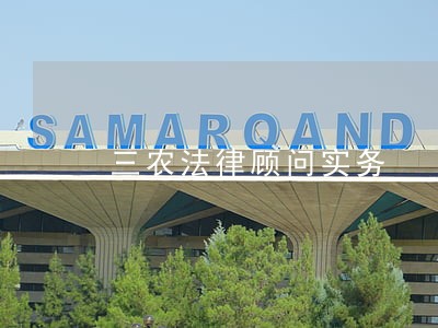 三农法律顾问实务 三农法律顾问实务