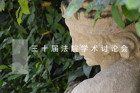 三十届法院学术讨论会