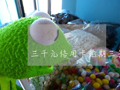三千元信用卡逾期三年多少利息