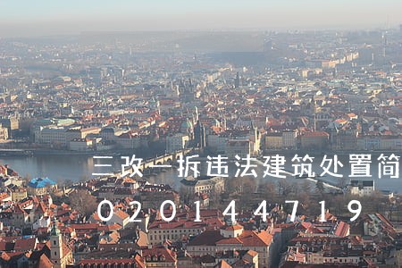 三改一拆违法建筑处置简易程序/2023020144719 三改一拆违法建筑处置简易程序/2023020144719