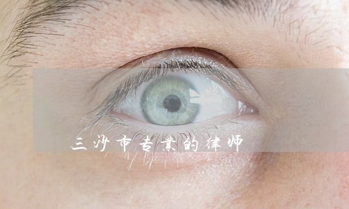 三沙市专业的律师 三沙市专业的律师