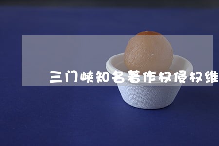 三门峡知名著作权侵权维权律师 三门峡知名著作权侵权维权律师