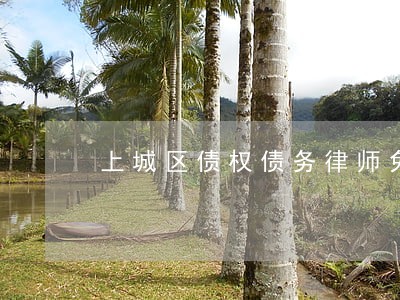 上城区债权债务律师免费咨询 上城区债权债务律师免费咨询