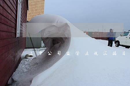 上市公司监管法规汇编目录 上市公司监管法规汇编目录