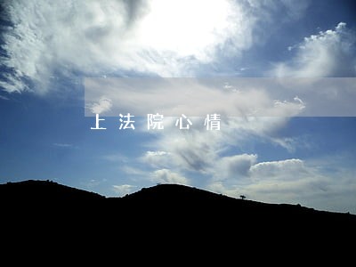 上法院心情 上法院心情
