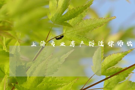 上海专业房产拆迁律师收费模式