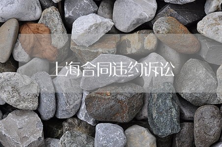 上海合同违约诉讼 上海合同违约诉讼