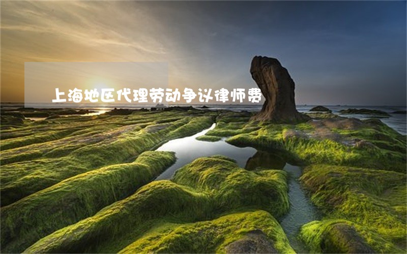 上海地区代理劳动争议律师费 上海地区代理劳动争议律师费
