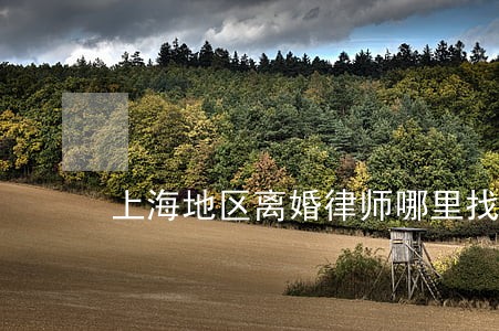 上海地区离婚律师哪里找 上海地区离婚律师哪里找