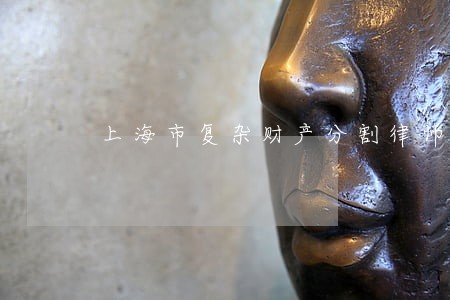 上海市复杂财产分割律师收费标准 上海市复杂财产分割律师收费标准